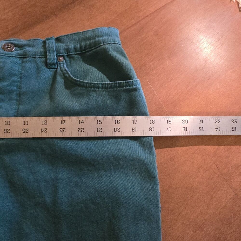 Gloria Vanderbilt Amanda Jeans Missy Short Turq Teal Blue Stretch Denim Pants 10 - Picture 4 of 8